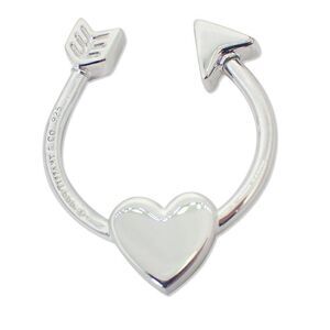 Tiffany & Co 925 Heart & Arrow BE MINE Key Ring j113-4